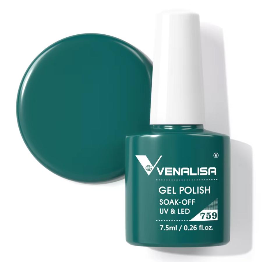 Venalisa Upgraded Gel Nail Polish 7.5ml High Pigmentation Glitter Gel Lacquer Soak Off Nail Art Manicure Gel