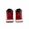Air Jordan 1 Retro High OG Toddler 'Patent Bred' (Unisex) Black / Varsity Red / White Toddler Shoes AQ2665 063