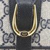 GUCCI Old Gucci Shoulder Bag 904.02.050 2-way clutch Gray / navy GG plus Women Used