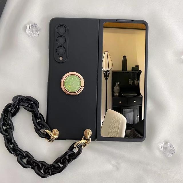 Роскошный чехол-шнур для браслета через плечо для Samsung Galaxy Z Fold 3 Z Fold 2 5g W21, чехол-держатель с кольцом, Funda Galaxy Z Fold 4 Capa