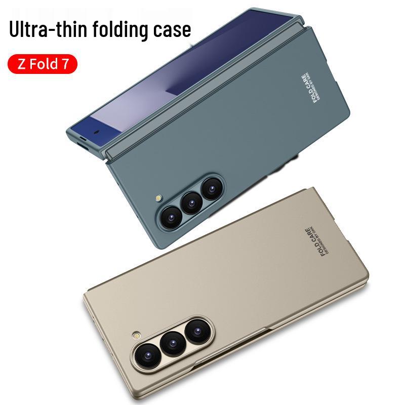 Ультратонкий матовый чехол для телефона Samsung ZFold7: Модный, Однотонный, Складной Защитный Чехол