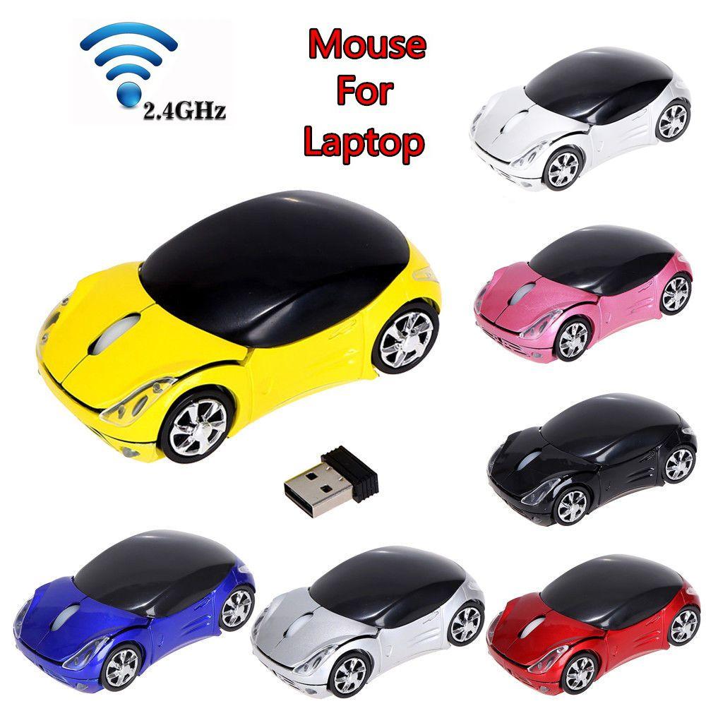 Innovative New Optical Gaming USB Receiver Wireless Mouse Mice 2.4GHz 3D Car Shape