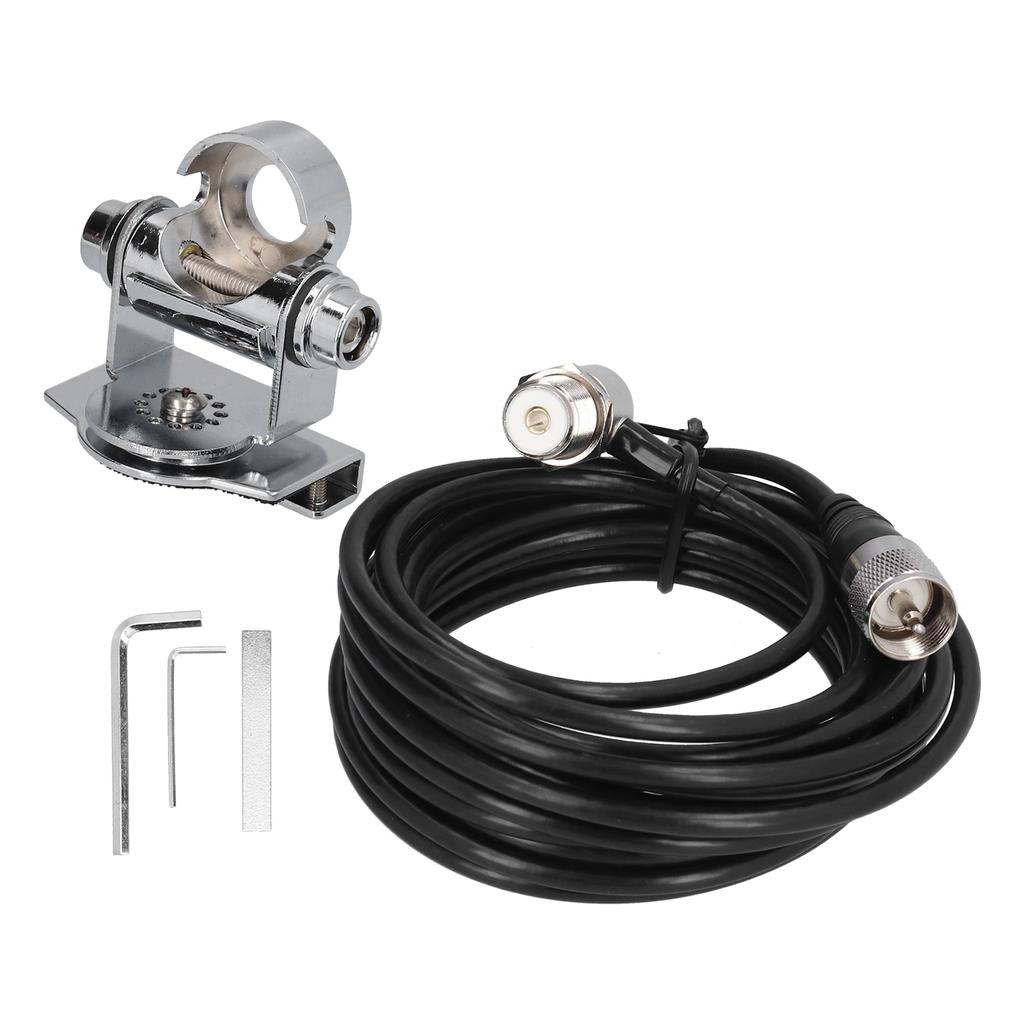 Мобильный антенный кронштейн Регулируемый кронштейн для крепления антенны с защитной накладкой Шестигранный ключ для автомобильного радио