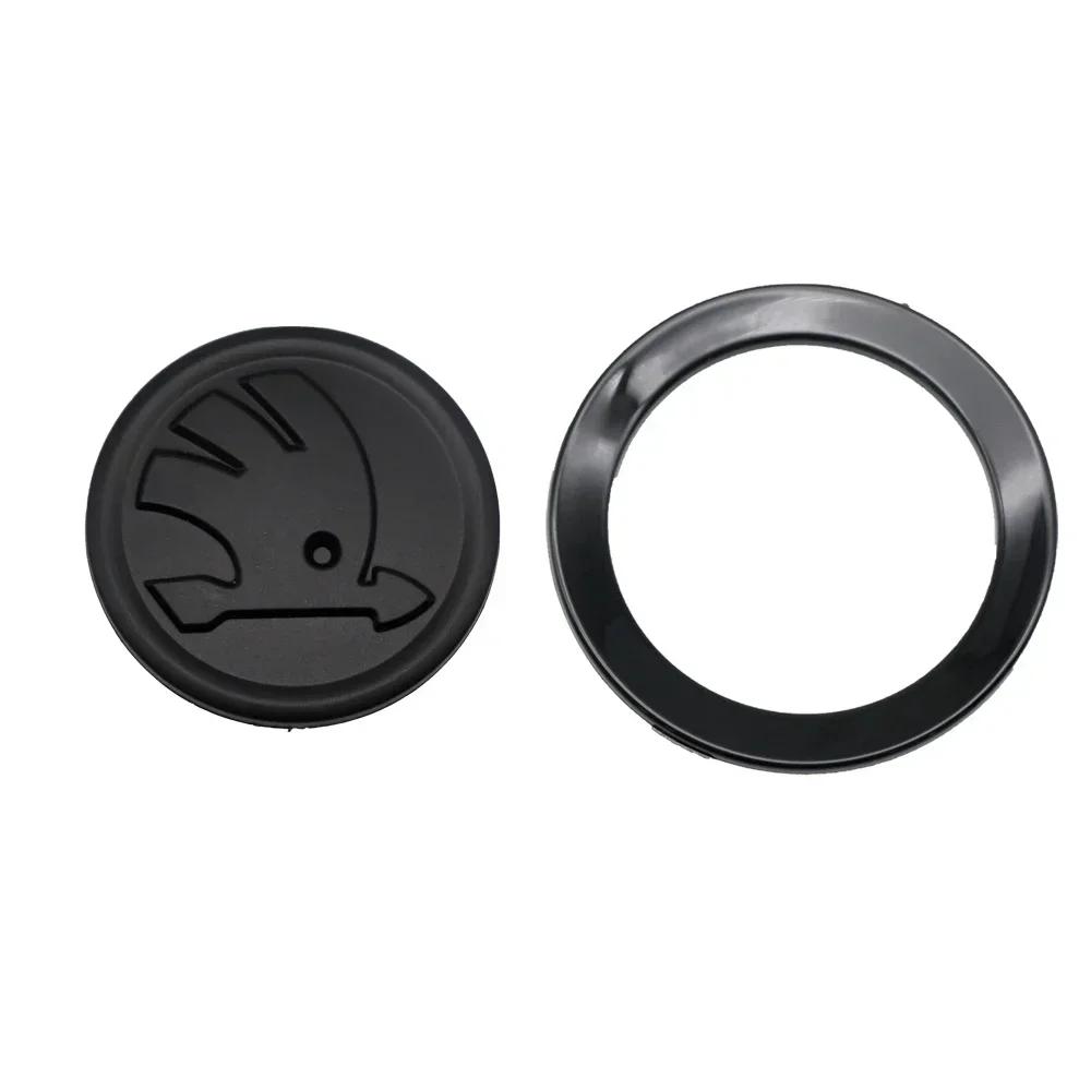 WMZW4 Automobile ABS steering wheel badge is suitable for Skoda Octavia Scala Rapid Kamiq Kodiaq Fabia Superb Karop Accessorie