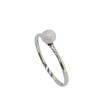 UNI.J [Cotidiano]Simple Pearl Silver Ring Ir273
