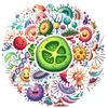 35pcs-100pcs Decals Cute Stationery Stickers Funny Stickers Stickers For Suitcase Laptop