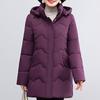 Winter Coat Female Outerwears Hooded Casual Thick Warm Plus Size Parkas Middle-aged Women's Winter Jackets