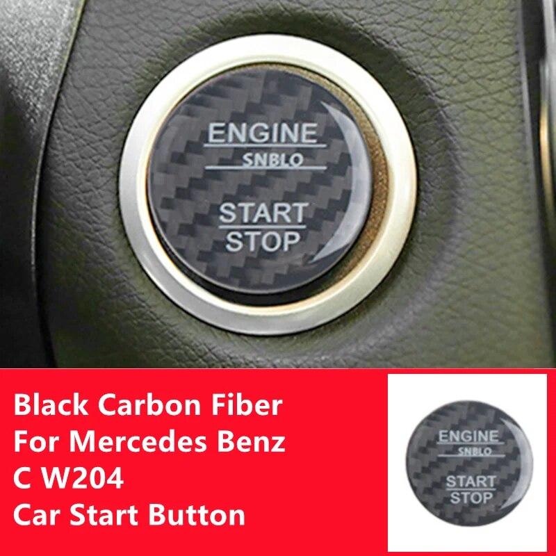 Углеродное волокно, модификация салона автомобиля, накладка, полоски, декоративные наклейки для Mercedes Benz C W204, внутренние аксессуары автомобиля