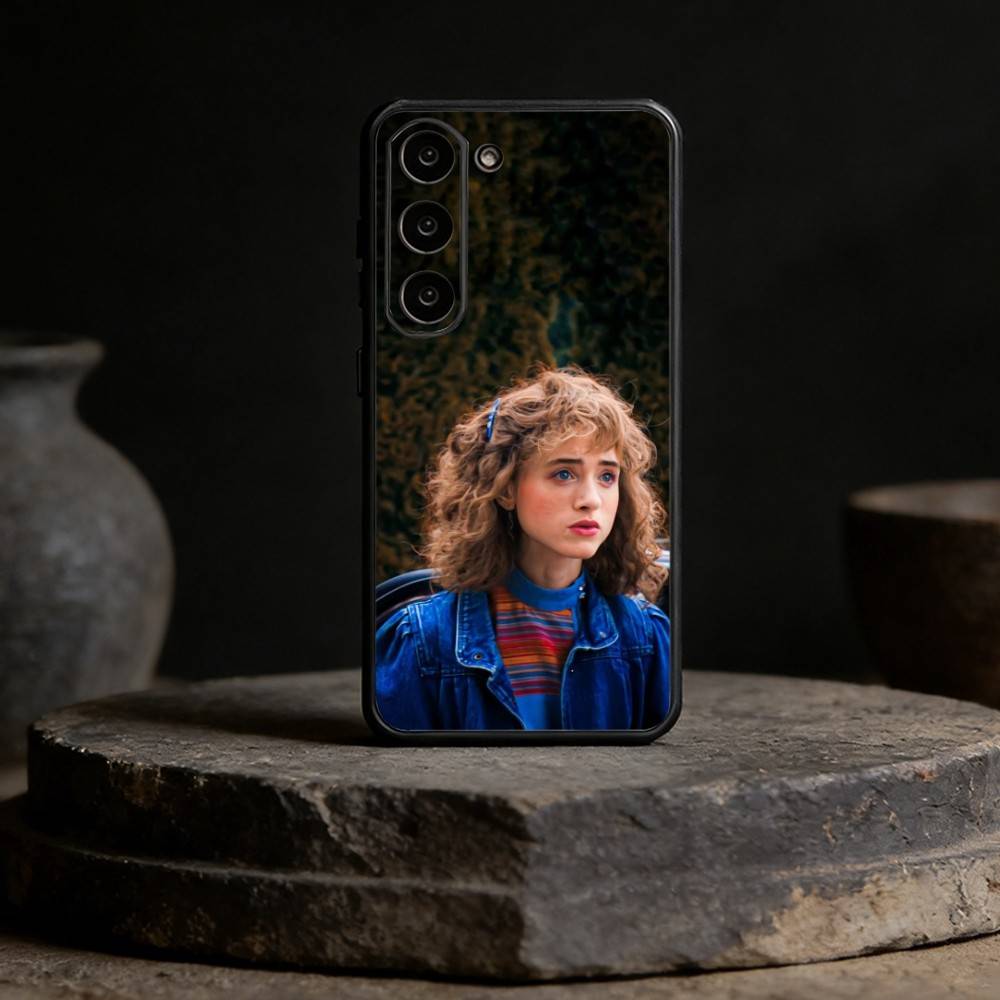 Ретро Шик Наталии Дайер Чехол для Телефона Samsung Galaxy A91,80,73,72 ,71,53,52,32 ,31,22,21s,20,Мягкий Черный Чехол