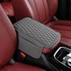 Car Armrest Box Upgrade with Diamond-shaped Design, Dual Storage Pockets, and Protective Cover