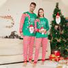 Christmas Red Stripe Green Family Pyjamas Adults Women Nightwear Pajamas Sets