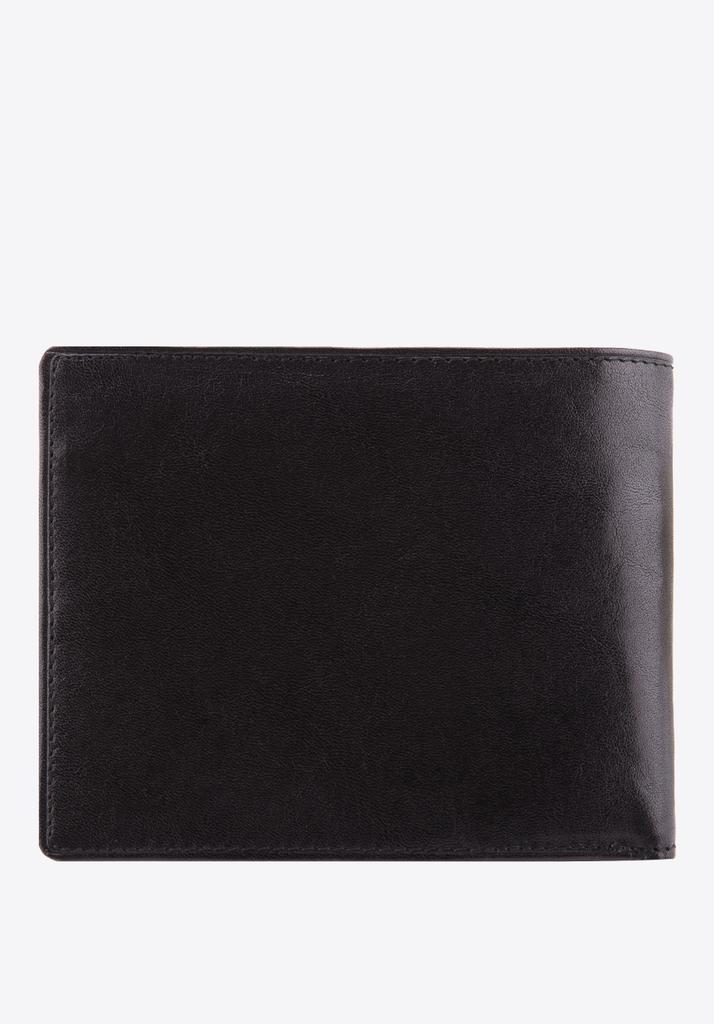 Wittchen Men's Leather Wallet Without Clasp Black Black Natural Leather