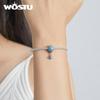 WOSTU Стерлингового Серебра 925 Vinatge Воздушный Шар Полярный Шарм Подвеска Из Бисера Подходит Оригинальный Браслет Ожерелье Для Женщин Ювелирные Изделия