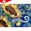 Diamond Embroidery Flower Diamond Painting Cross Stitch Sunflower Diamond Mosaic Display Pictures