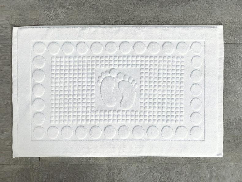 Inyahome Хлопковые коврики для ванной Полотенца для пола ванной Комнатный коврик Коврики для пола ванной Комнаты Стираемые Мягкие Полотенца для пола Ванны Душа Раковины