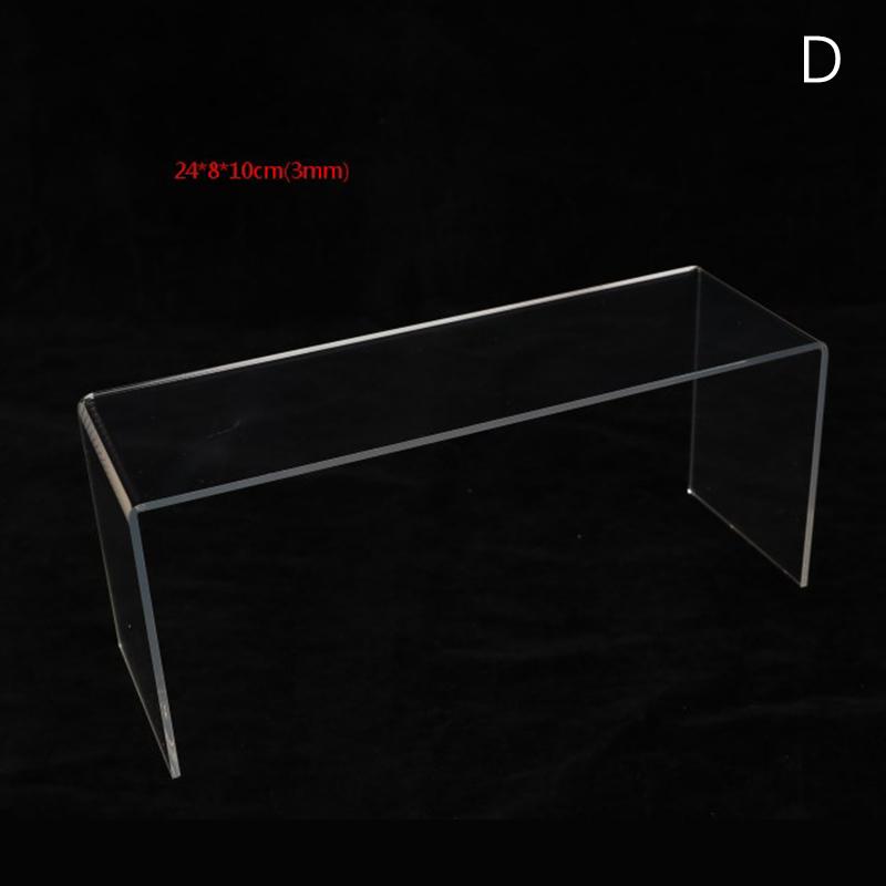 U-образная прозрачная акриловая стойка для показа ювелирных изделий, полка для демонстрации кексов, витрина, приспособления для фигурок конфет и десертов