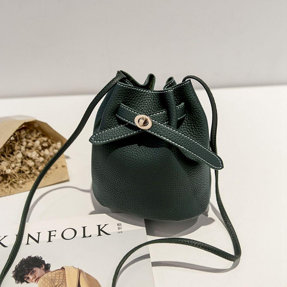 Bag Coin Purse Shoulder Pouch PU Leather Handbag Female Bag Bucket Bag Single Shoulder Bag