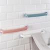 Wall Mounted Adhesive Towel Hanger Rack Bathroom Towel Bar Shelf Toilet Suction Cup Holder Kitchen Bathroom Organizer