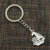 Fashion Ship Boat 28x22mm Pendant 30mm Key Ring Metal Chain Bronze Silver Color Men Car Gift Souvenirs Keychain