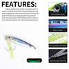 Slow Sinking Simulation Fish Lures Metal Fishing Lures Artificial Fishing Bait  Shore Casting