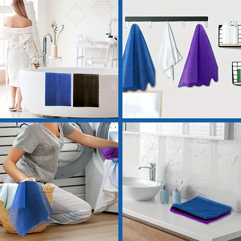 3 шт., Африканская сетка Длинная мочалка для душа, Отшелушивание тела, Скрабирование тела, Скрабирование спины, Гладкий светло-бежевый цвет, Растягивается до 66 дюймов