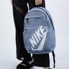 Nike Базовый Спортивный Повседневный Рюкзак на Молнии с Принтом Логотипа Унисекс Рюкзак Светло-Синий Серый CK0944-446