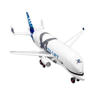 Масштаб 1/72 Белуга A300-600ST Сплав Большой Супер Транспортный Самолет Звук Свет Декорация для Коллекций Дисплеев Игрушки для Мальчика