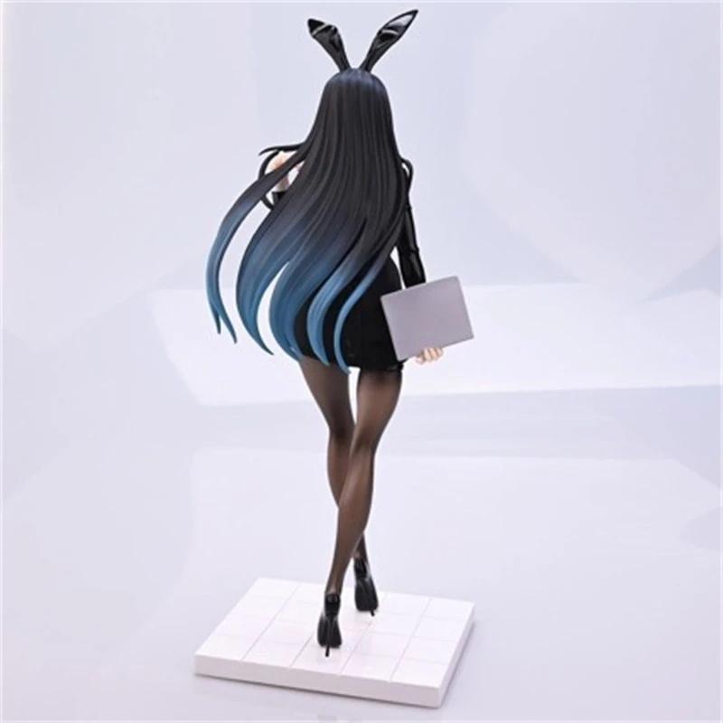 1/4 Scale Large Size Bunny Girl Office Lady Anime PVC Figure Collectible Desktop Decoration For Anime Fans Otaku Birthday Gift