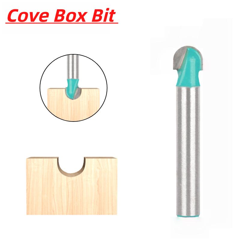 Set of 6 Round-Bottomed Woodworking Tools: Lace Knife, Round-Head Knife, Semi-Circular Relief Knife, Ball-Head Knife for Computer Engraving.