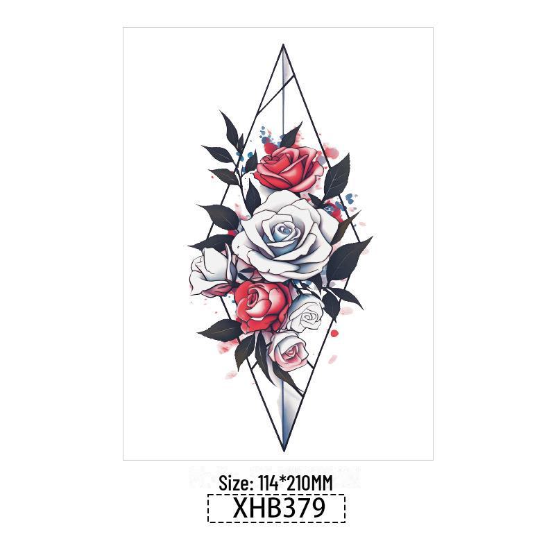 3D реалистичные временные татуировки-наклейки с изображением бабочек, тигров и змей