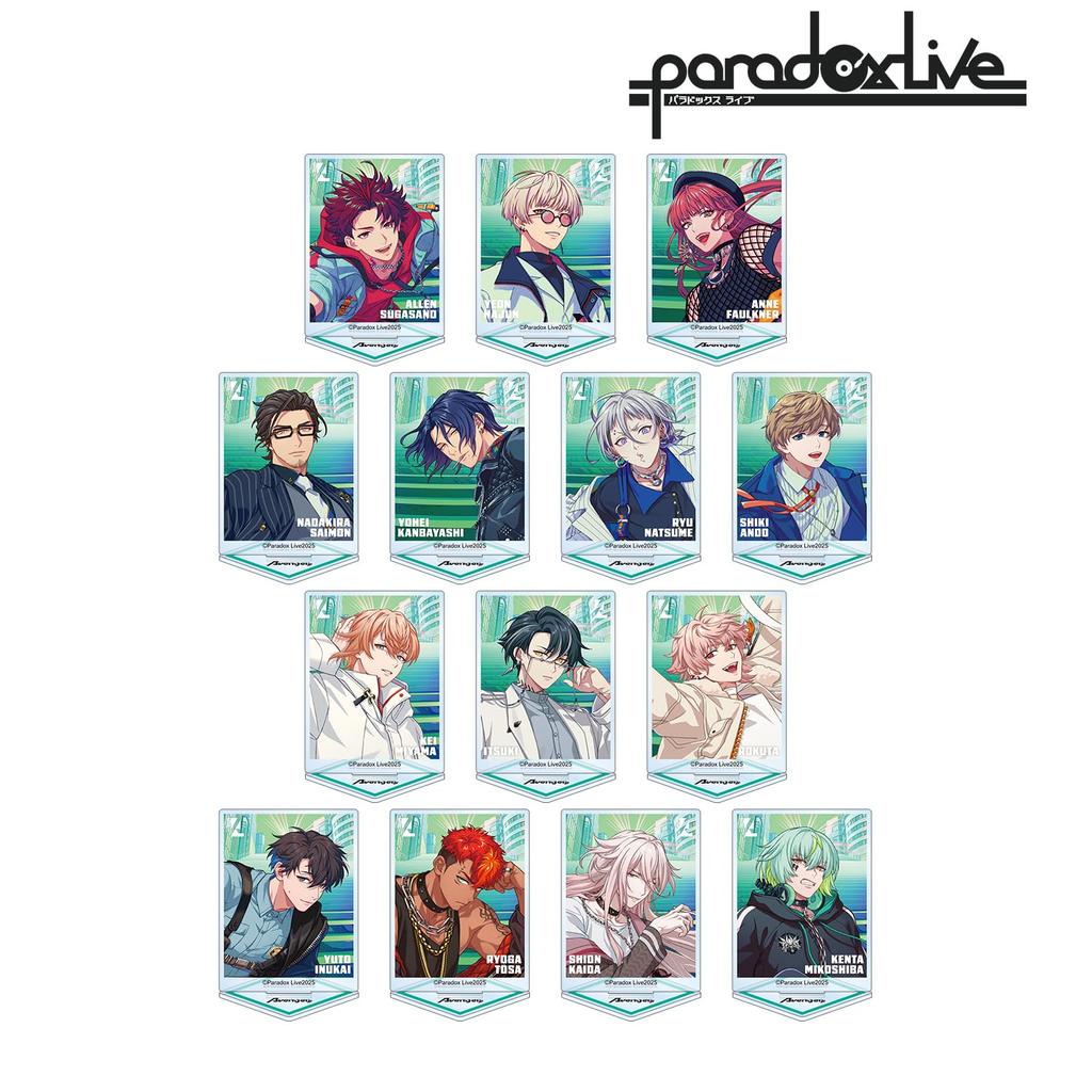 Paradox Live Battle of Unity Trading Acrylic Stand Box ver.A 14-Piece