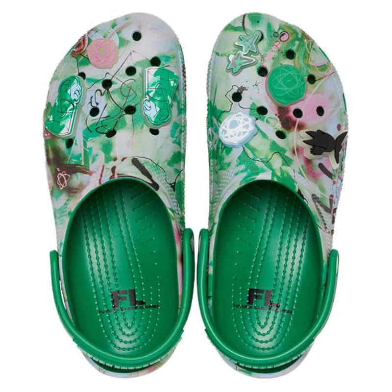 Futura Labs X Crocs Classic Clog Futura Laboratories Green Ivy Unisex