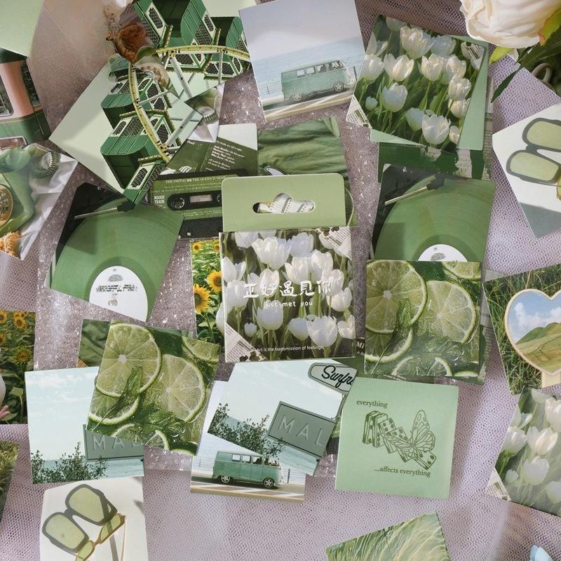 Милая наклейка с кошкой, креативная наклейка с изображением черного котенка Kawaii, играющего с милой канцелярской наклейкой для декоративного альбома своими руками