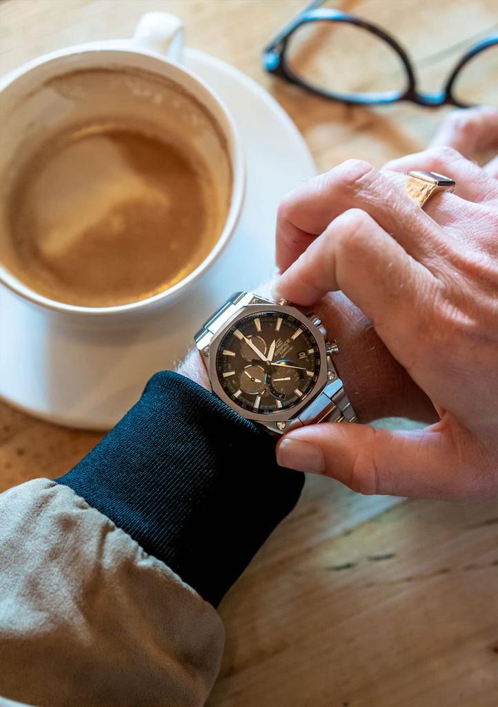 Casio Edifice Smartphone Link Watch EQB-1100YD-1AJF Men's