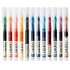 12 Color/set Student School Office Stationery Fine Nib Gel Pen Big Ink Capacity Ballpoint Pen Straight Liquid Rollerball Pen