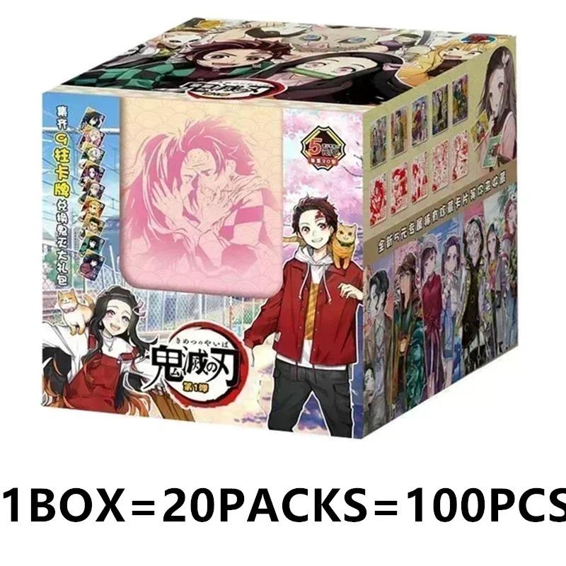Официальный Kimetsu no Yaiba Том 7 Танджиро Незуко TCG Коллекционные Карты Бустерная Коробка Оригинальные Аниме Коллекционные Предметы Подарки для Фанатов