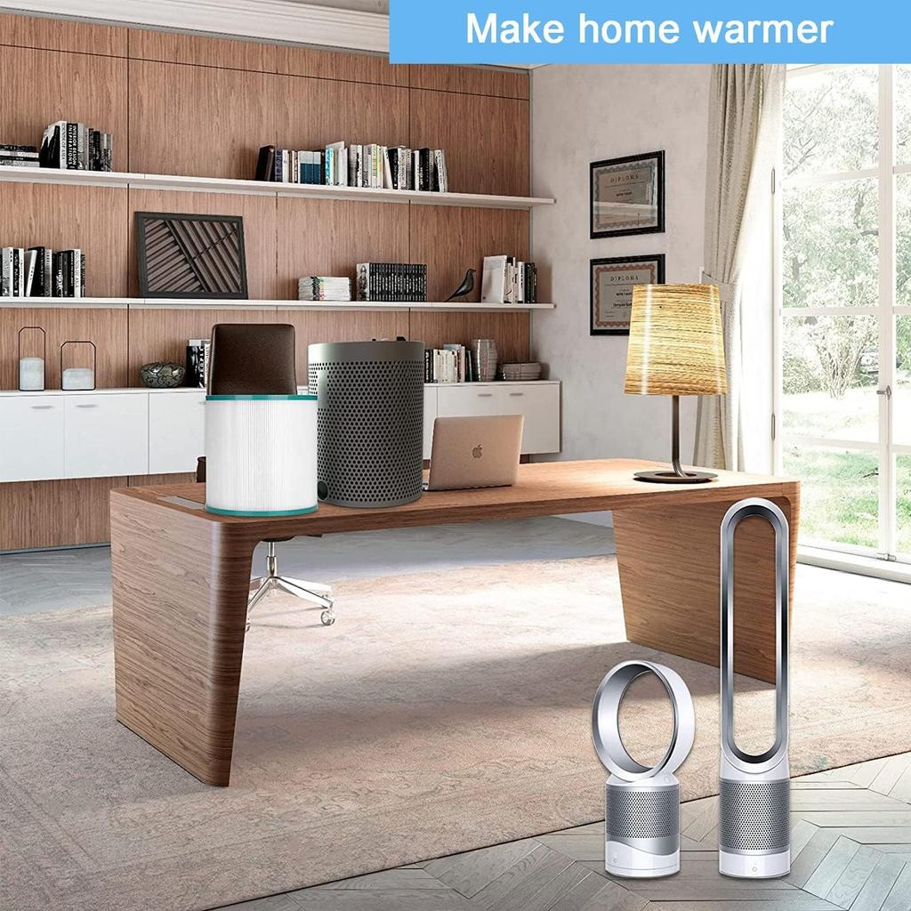Replacement TP02 Air Purifier Filters Compatible with All Dyson Pure Cool Link Models TP01, TP02, TP03, BP01, AM11 Tower Purifier Part (2 Pack)