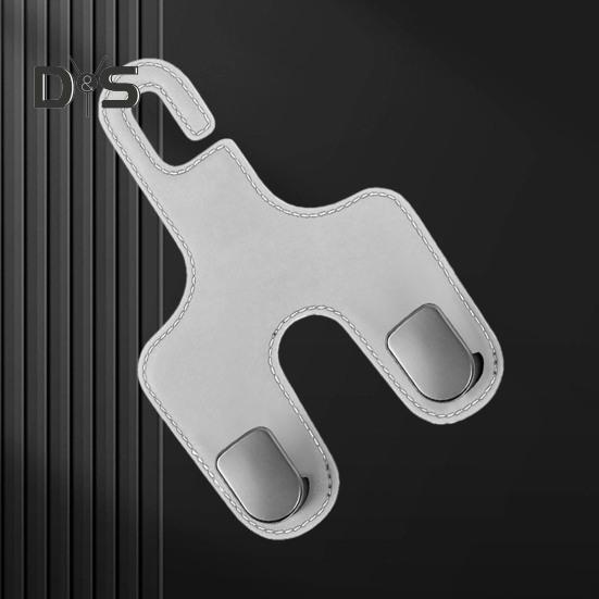 Двойные крючки на спинку автомобильного сиденья, высокая прочность, сильная несущая способность, простая установка, скрытый многофункциональный органайзер для хранения, крючок-вешалка