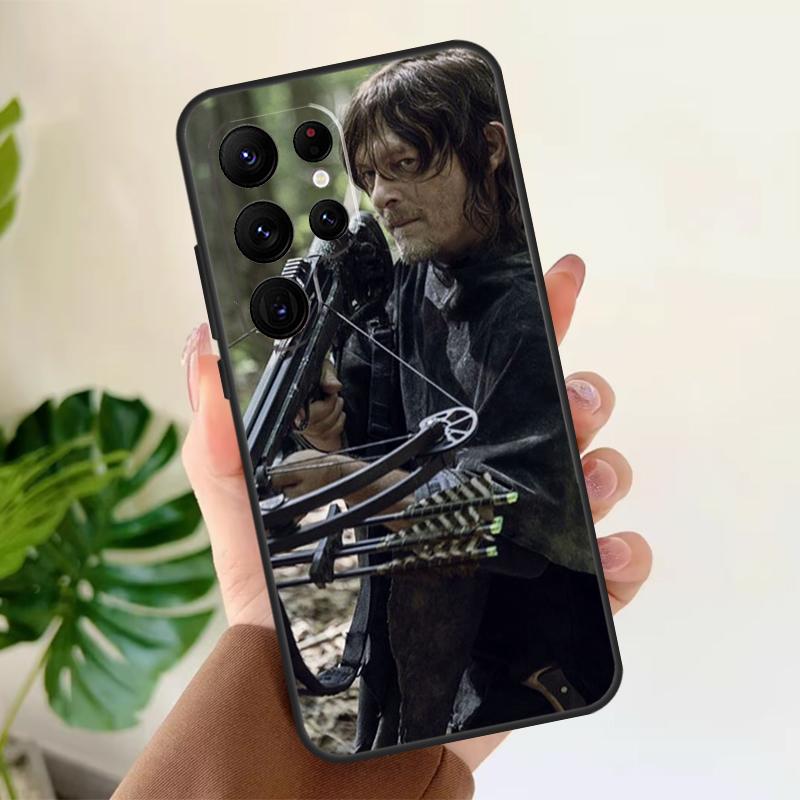 The Walking Dead Daryl Dixon Soft Case For Samsung Galaxy S21 S22 S23 S24 S25 Ultra S9 S10 Plus S20 FE S24 FE Phone Cover