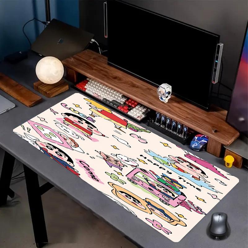 Cartoon comics Print Mouse Pad, Anti‑Slip Desktop keyboard Mat, for PC Laptop Gaming Working Daily Use, Cool Festival Surprise Gift