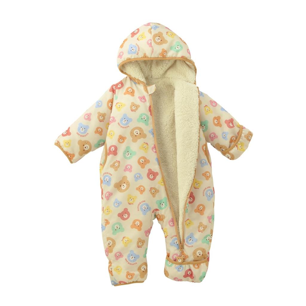 MIKIHOUSE HOT BISCUITS Комбинезон для мальчиков и малышей размера M, для девочек, одежда, многоцветный, (80-90см), 73-1201-688