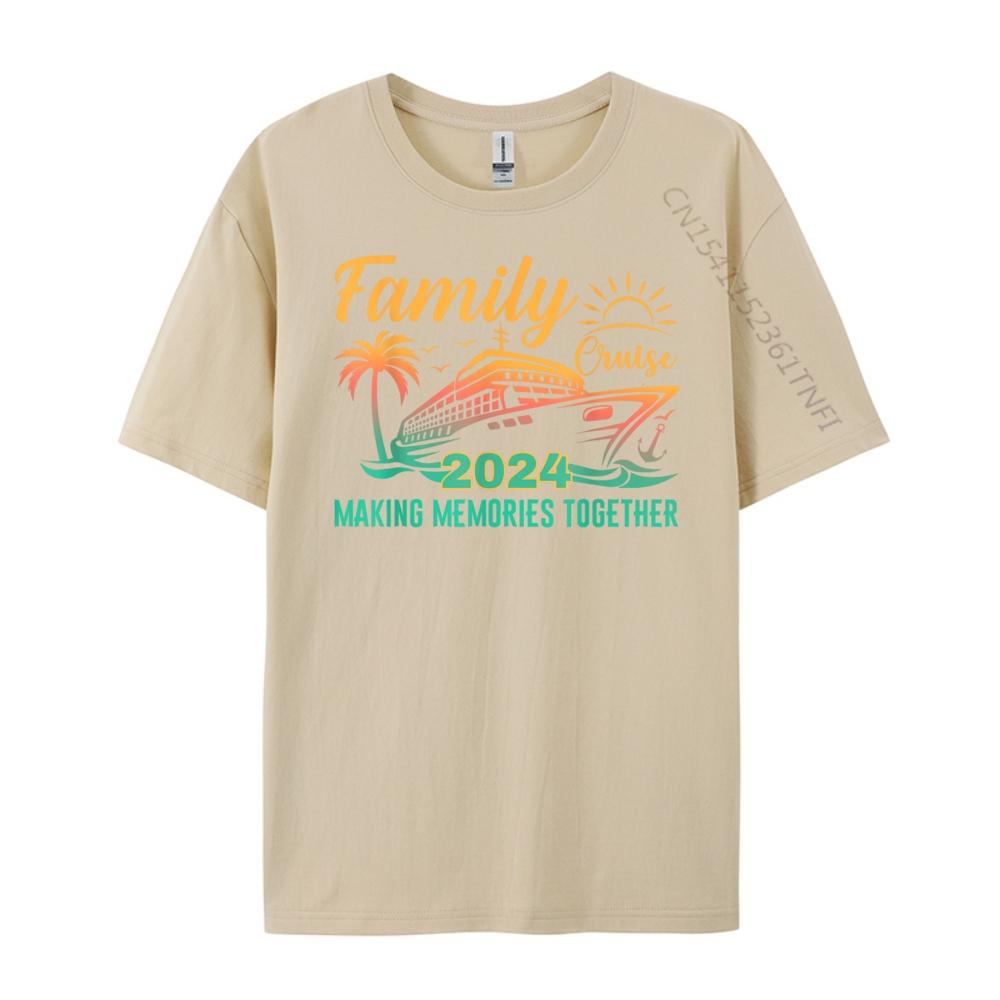 Family Cruise Making Memories Together Vacation Boat Black T Shirt Mens Clothing Game