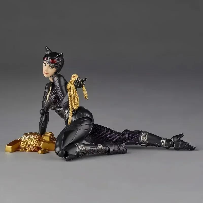 Amazing Yamaguchi Фигурки Селины Кайл Revoltech Женщина-кошка Подвижная Фигурка Действия Подвижные Игрушки Коллекционная Кукла 15 см Модель Подарки