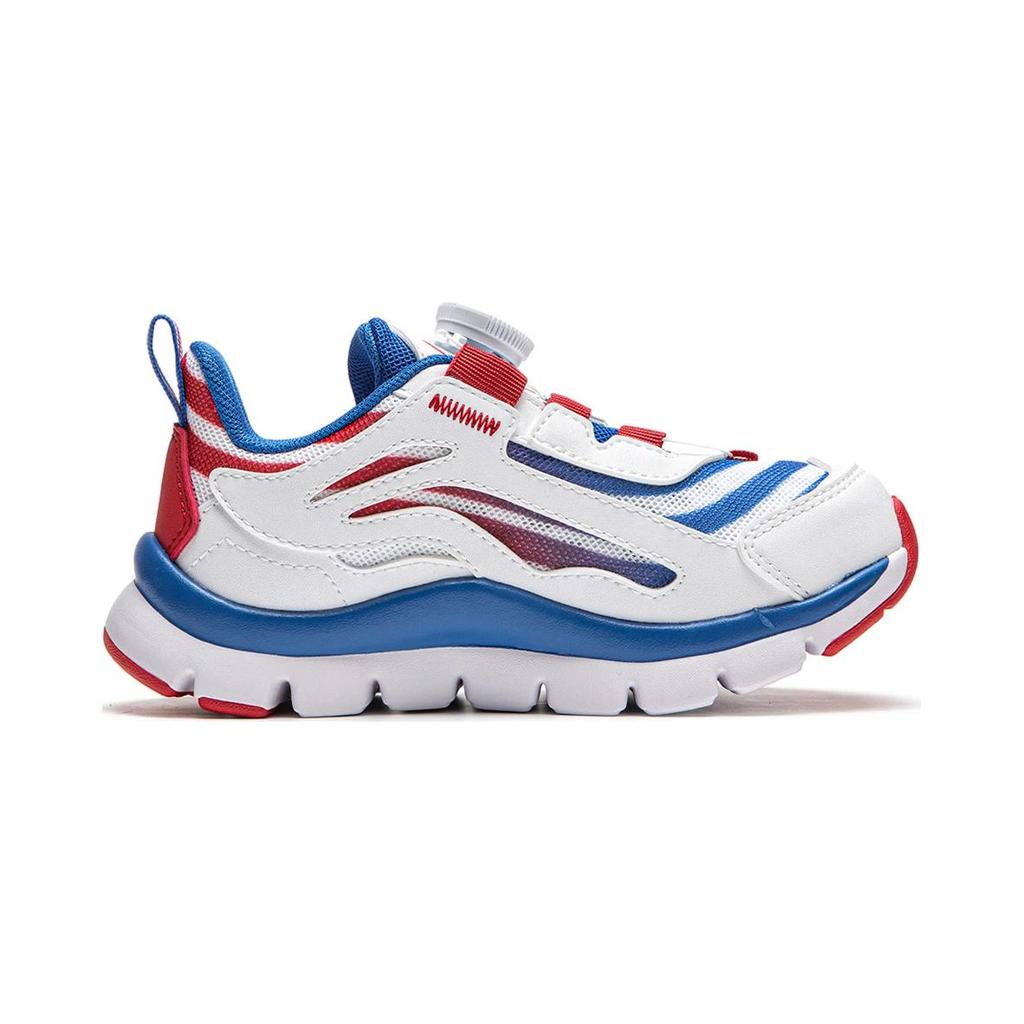 Li-Ning Kids Cloud Lightweight Breathable Running Shoes Kids Sneakers White Blue Red YKNU090-15