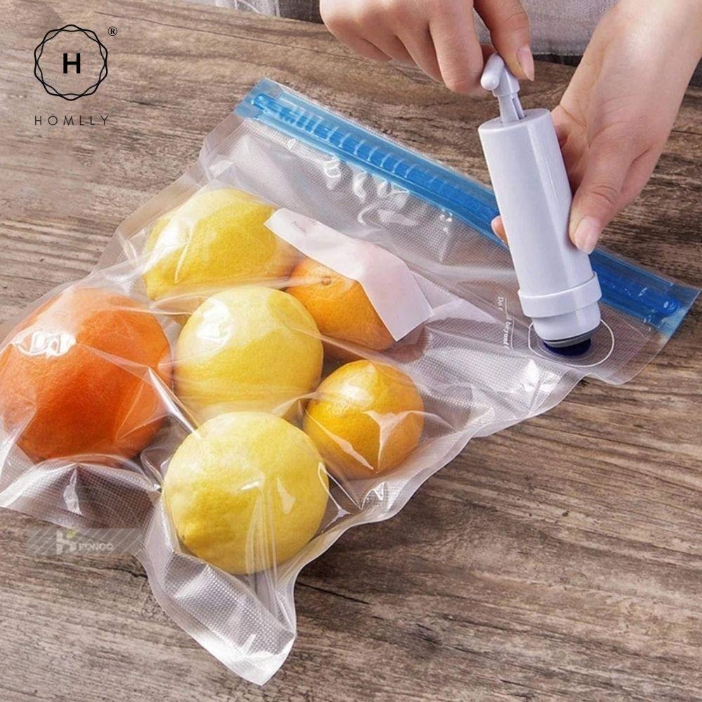 HOMLLY Многоразовые вакуумные пакеты с зип-локом для су-вида (Набор из 10 шт.)