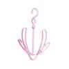 Shoes Drying Rack PP 360 Degrees Rotatable Windproof Connectable Shoes Storage Hanger for Scarves HatsPink