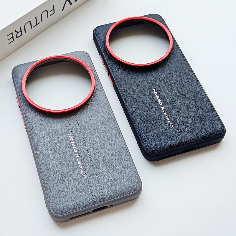 Кожаный чехол для телефона средней линии Ultimate design Для Xiaomi 17 Ultra Mi 17 15 Ultra 15s Pro 14 ultra 13 Ultra Тонкий защитный чехол