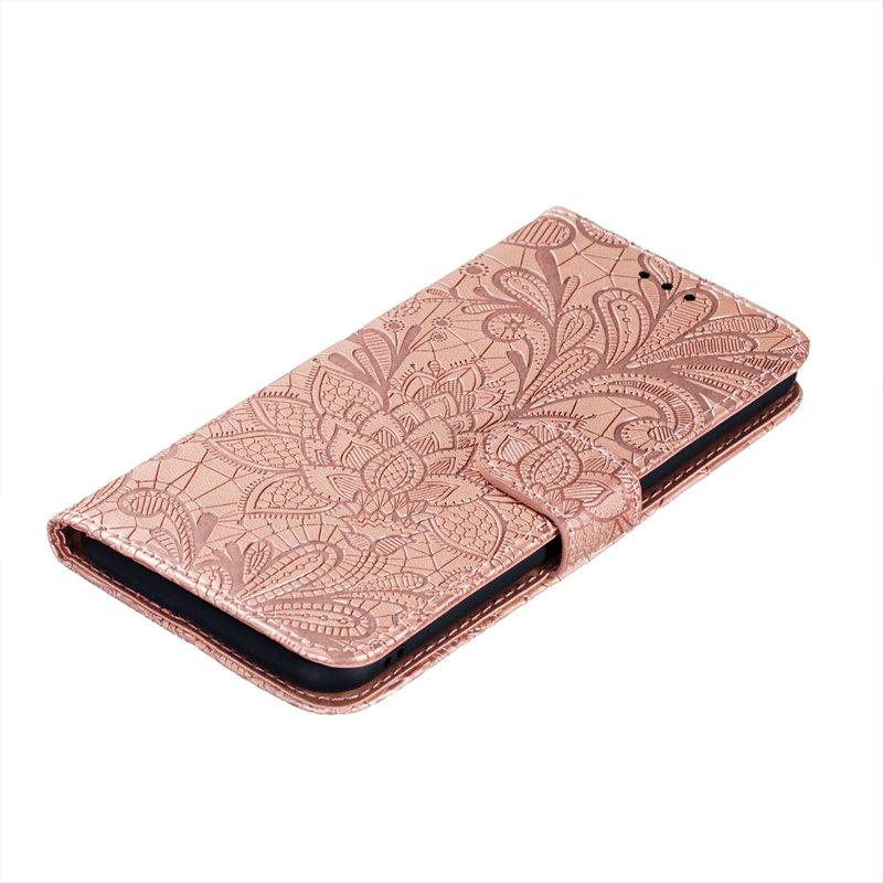 Кожаный чехол с 3D тиснением и цветочным принтом для Xiaomi Mi 13T Redmi Note 12 13 11 11S 10S 10 Pro 9 9S 8T Redmi 13C 12C 10C 9T 9AT 8 9C NFC Poco C65 F5 X5 X3 Pro