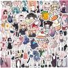 60 Cartoon Girl Graffiti Stickers Personalized Decorative Guitar Notebook Suitcase DIY Waterproof Stickers
