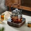 Стеклянный чайник и электрическая плитка YIHUTEA